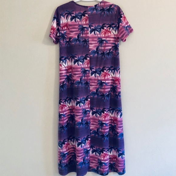 Vintage tropical pull-over relaxed fit dress - Picture 3 of 5